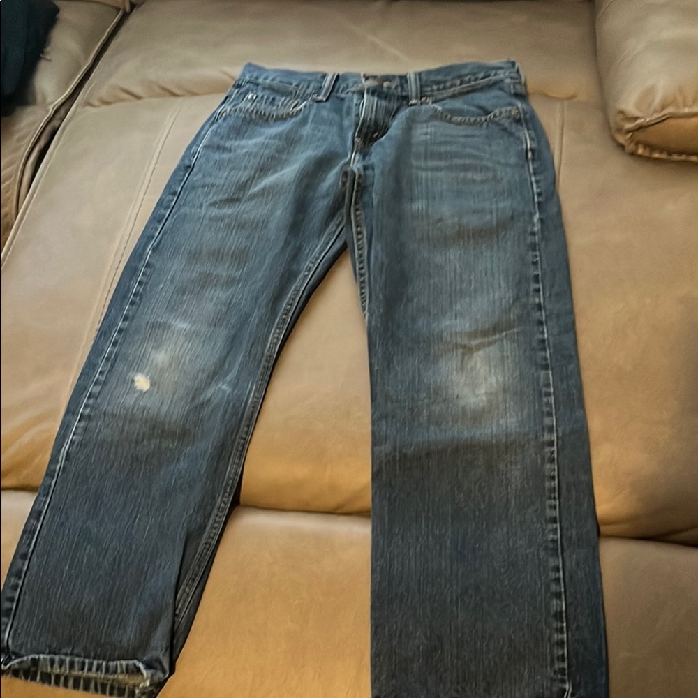 Levi's Blue Straight Jeans Classic Denim Style